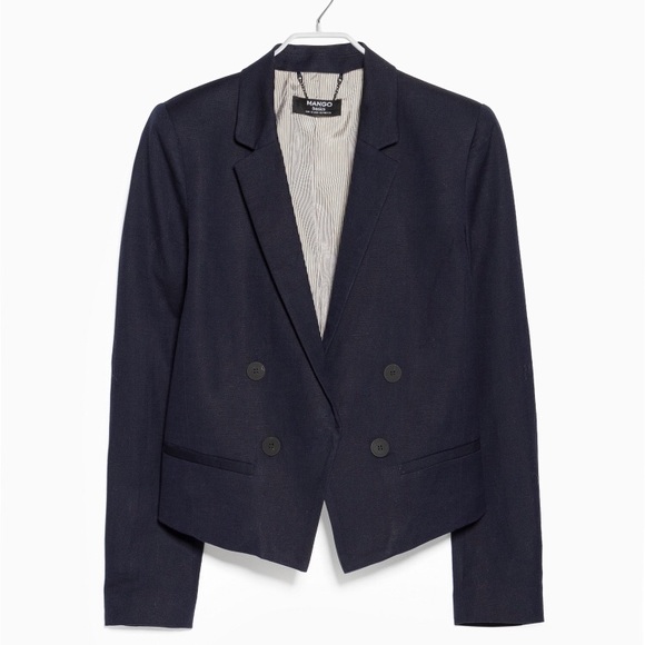 Mango Jackets & Blazers - NWOT MANGO Navy blue blazer